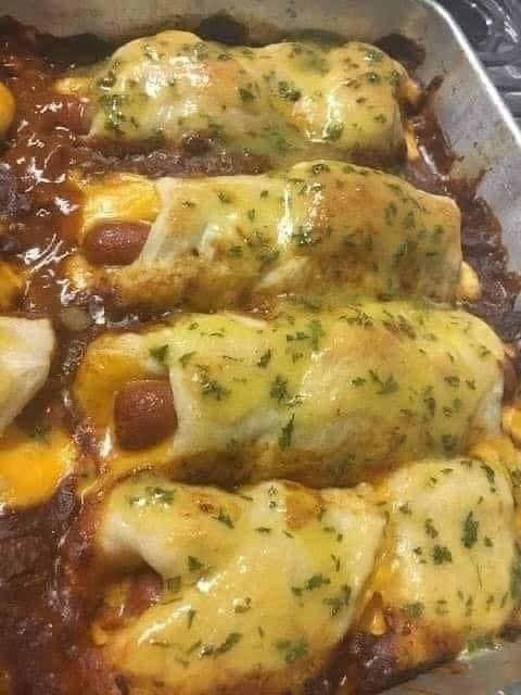 Chili Cheese Dog Bake Dinner