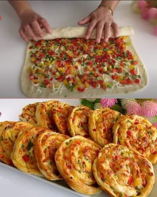 Homemade Veggie Filled Dough