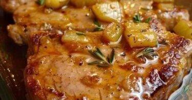 Apple Glazed Pork Chops