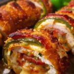 Bacon-Wrapped Stuffed Jalapeño Chicken Rolls