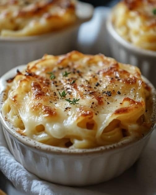 Creamy Baked Macaroni and Cheese Cups