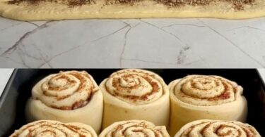 Soft and Fluffy Cinnamon-Walnut Rolls with Cream Cheese Frosting