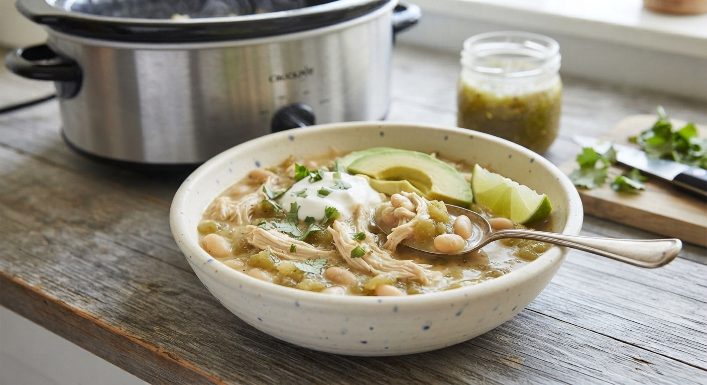 Crockpot White Chicken Chili