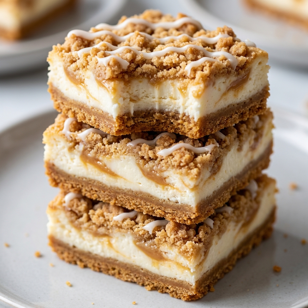 Butterscotch Graham Cracker Cheesecake Bars Recipe