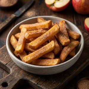 Crispy Air Fryer Apple Fries