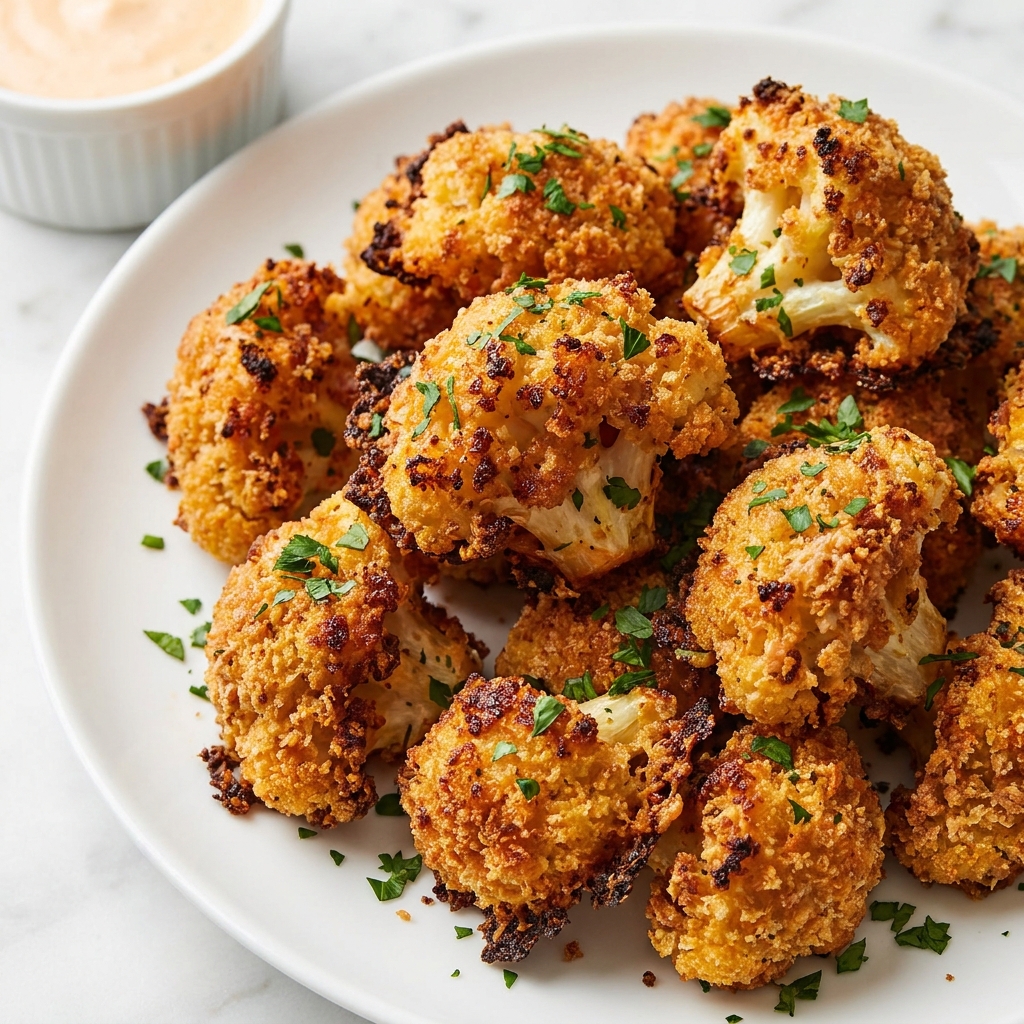 Parmesan Cauliflower Bites That Get Crispy Every Time