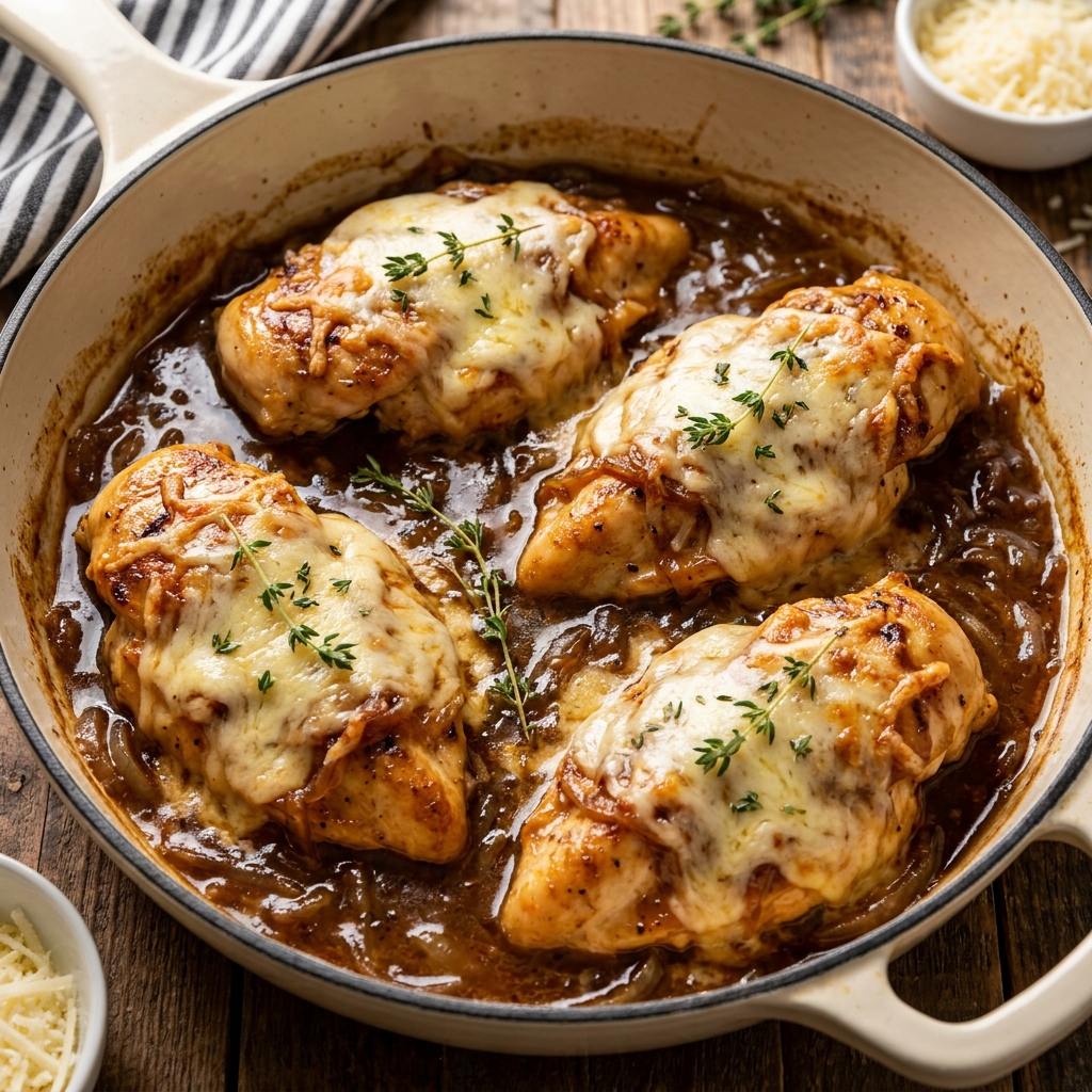 Easy French Onion Chicken