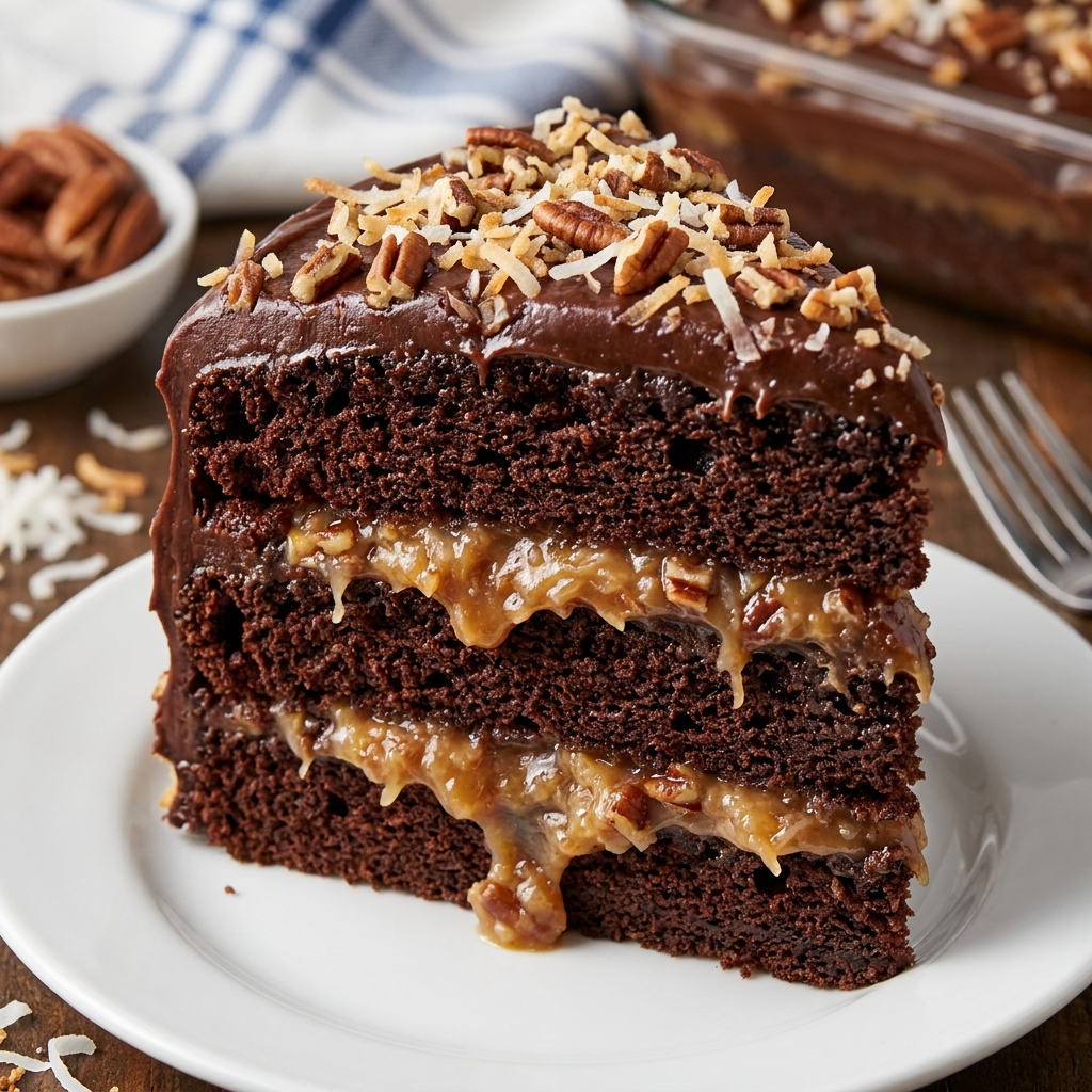 German Chocolate Dump Cake Recipe – Gooey & Rich Dessert