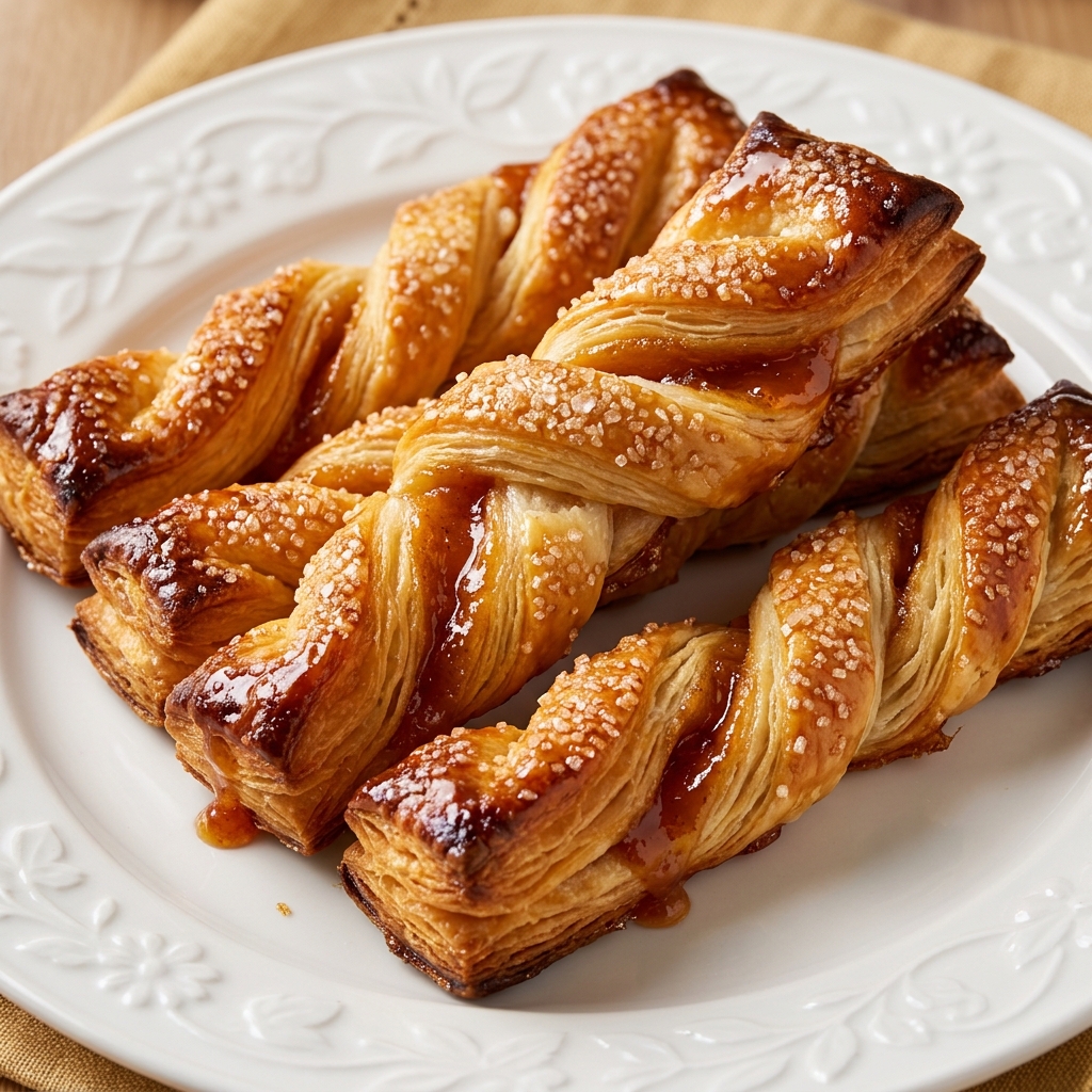 Flaky Pumpkin Pie Twists Recipe With Cream Cheese Glaze