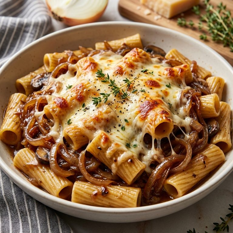 French Onion Pasta – Creamy and Easy