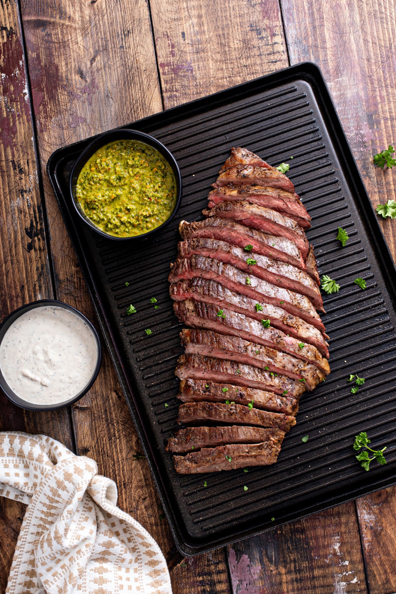 Flank Steak with Chimichurri