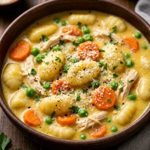 One Pot Gnocchi Chicken Pot Pie Recipe