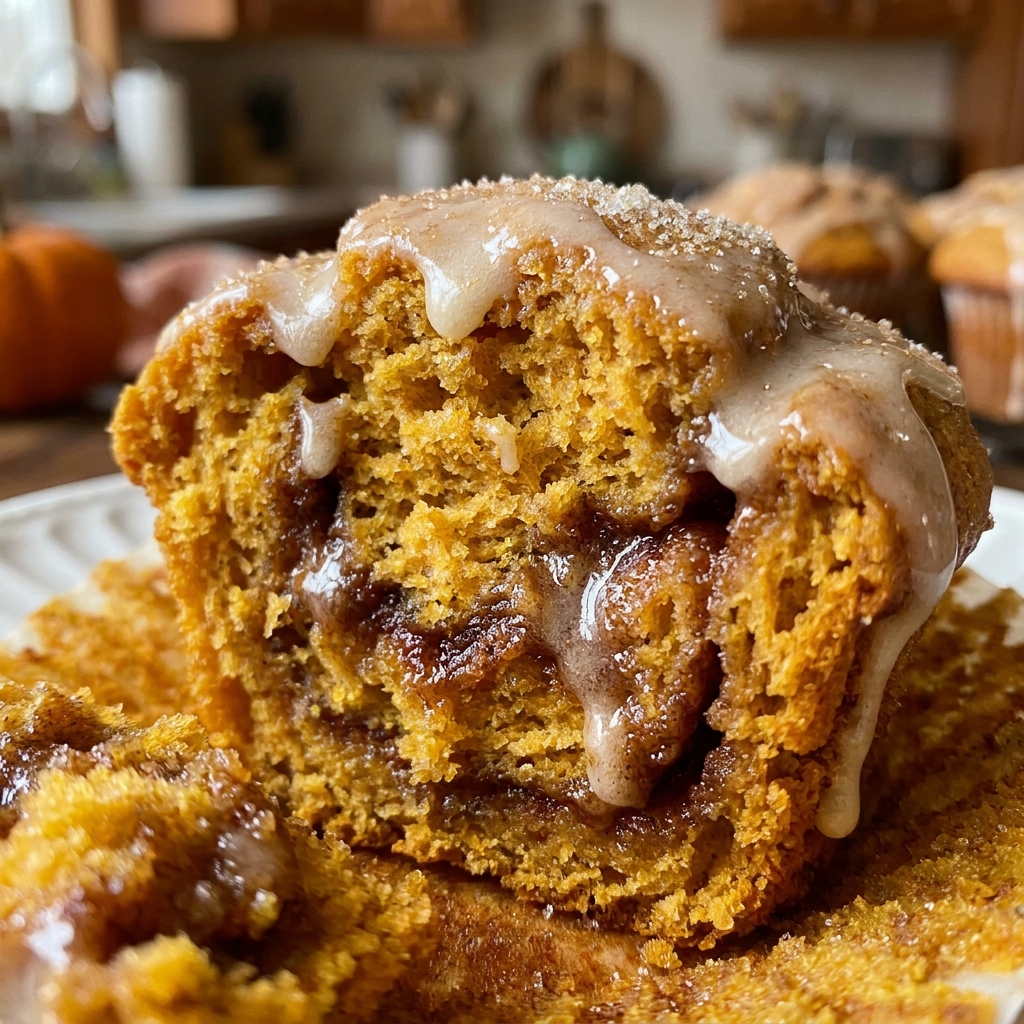 Pumpkin Cinnamon Roll Muffins Recipe – Cozy Fall Breakfast