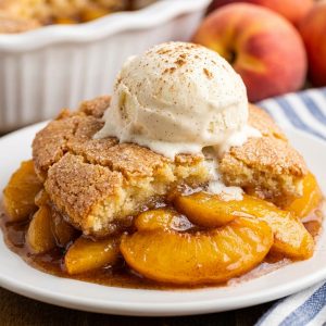 Southern Fresh Peaches Cobbler Recipe