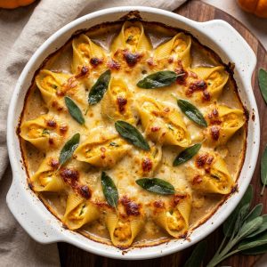 Pumpkin Gouda Stuffed Shells