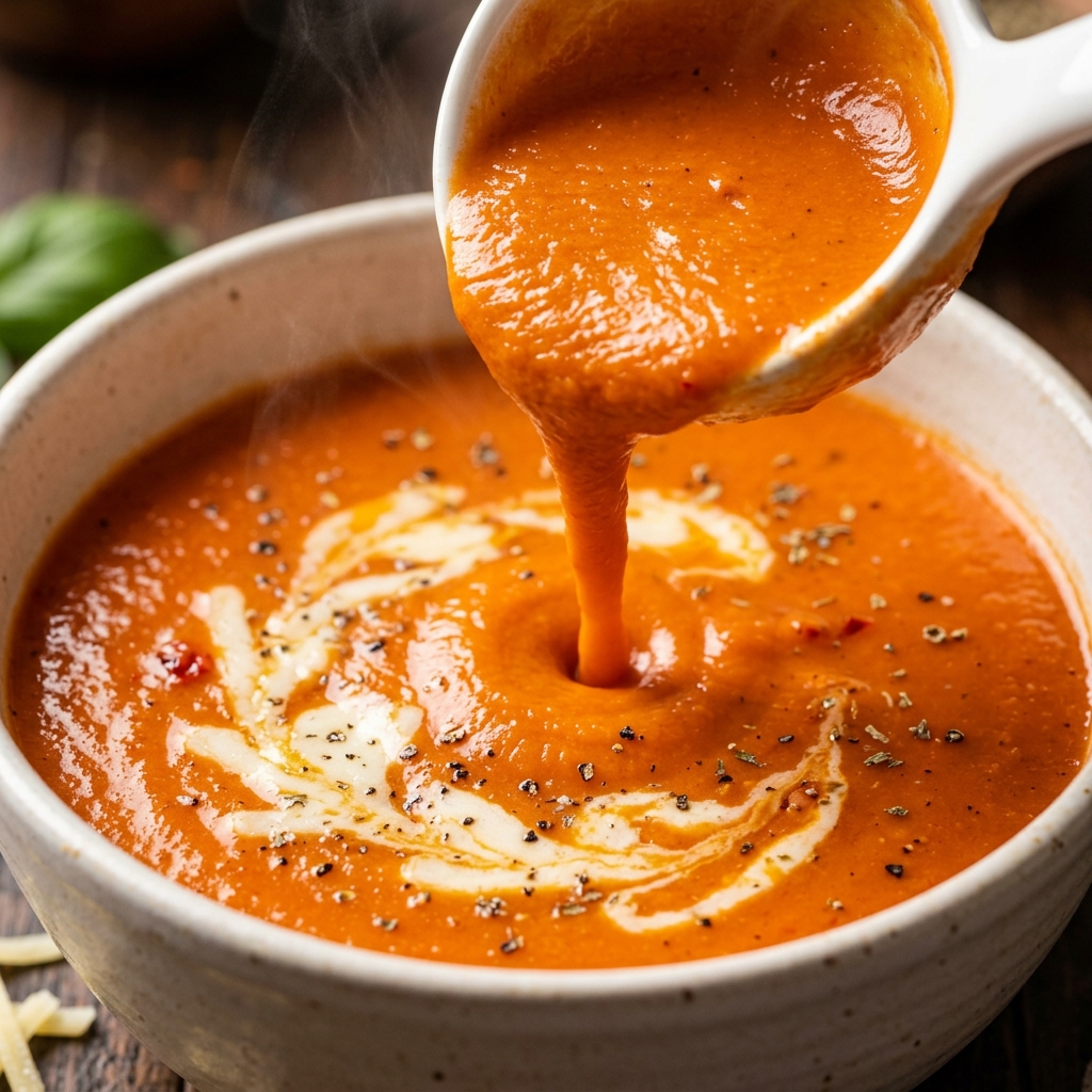 Creamy Gouda Pepper Soup: Smoky, Velvety Perfection