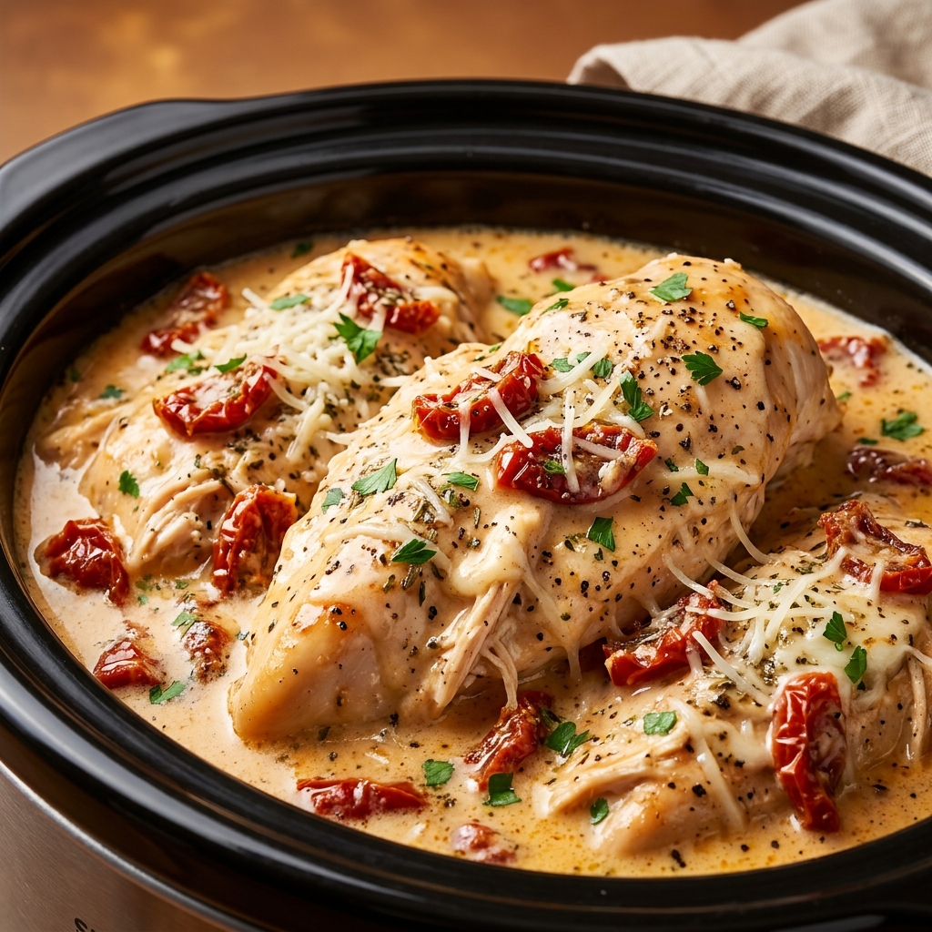 Crockpot Marry Me Chicken – Creamy Slow Cooker Dinner