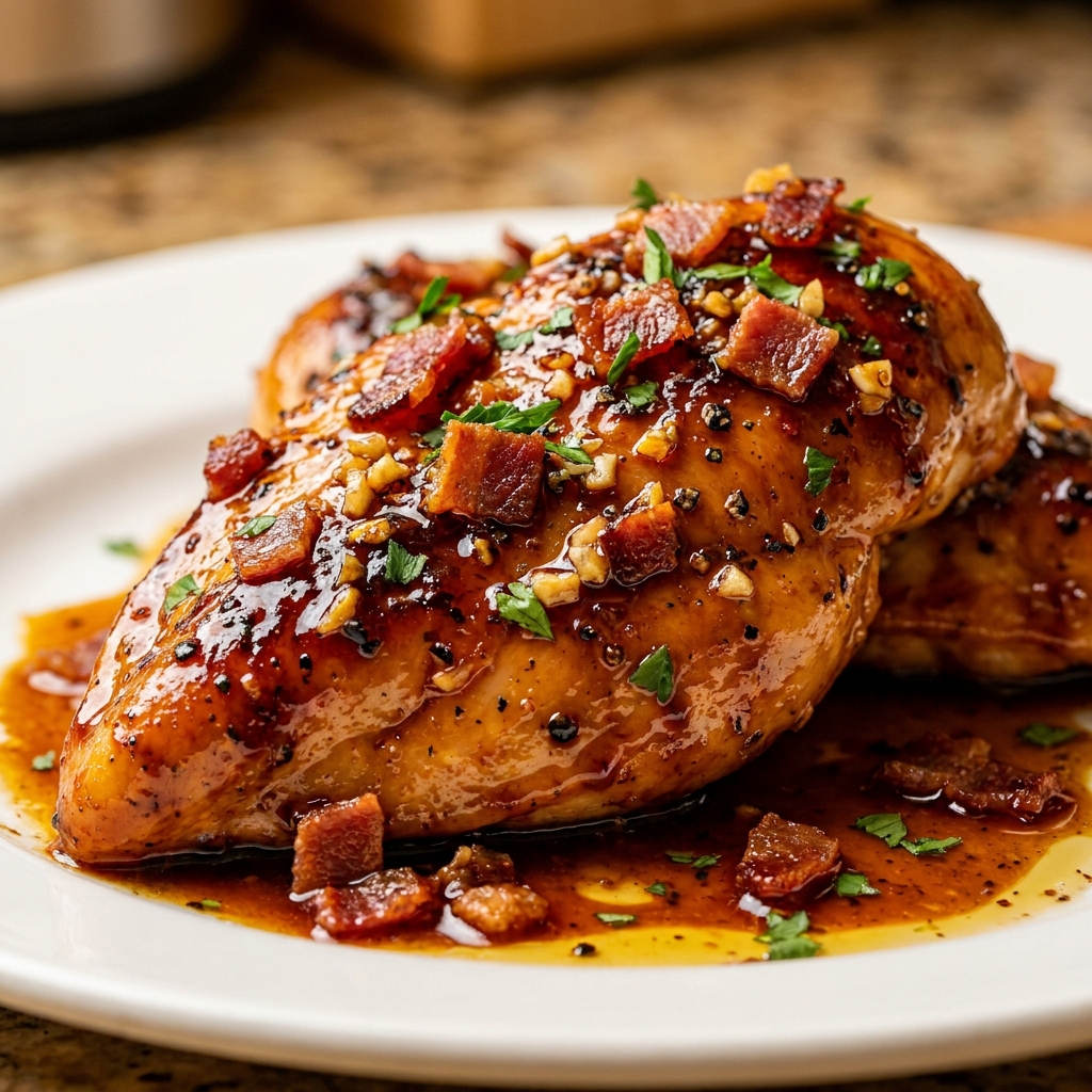 Maple Garlic Bacon Chicken: Sweet & Savory Dinner Recipe
