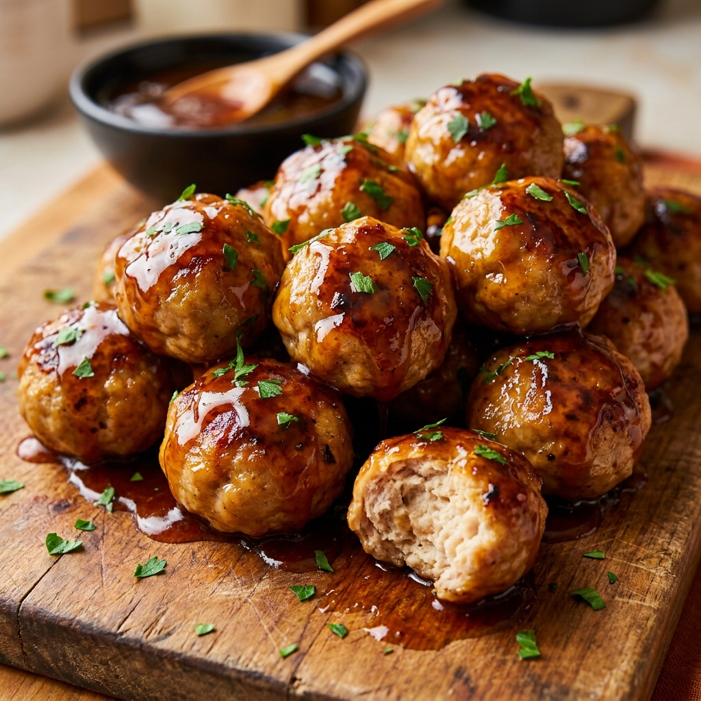 Hands tossing cubed butternut squash and chicken thighs with olive oil and seasonings on a baking sheet