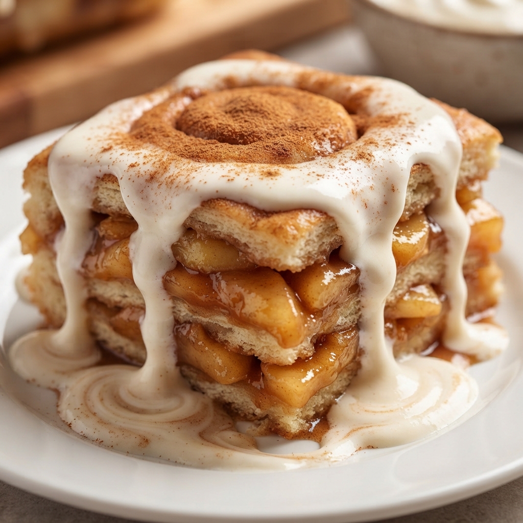 Heavenly Cinnamon Roll Apple Lasagna – Warm Comfort Recipe