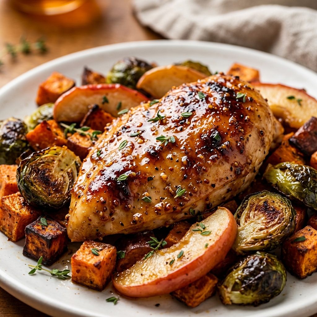 Maple-Dijon Sheet-Pan Chicken: Cozy Fall Dinner Recipe