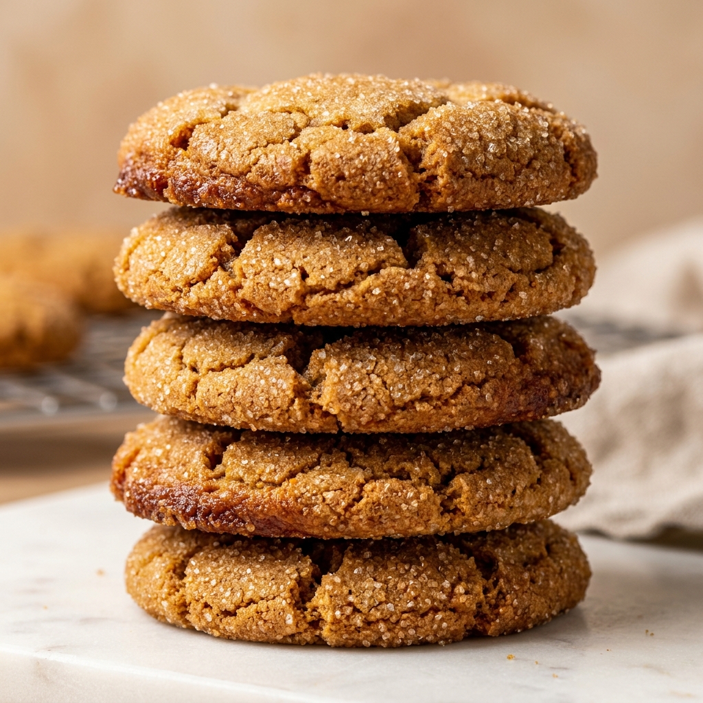 Old-Fashioned Apple Cider Cookies with golden edges and chewy centers