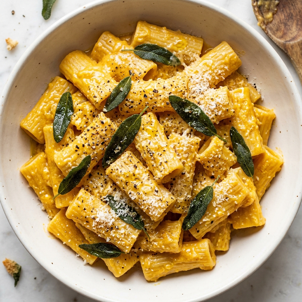 Pumpkin Cottage Cheese Pasta – Creamy Fall Dinner Recipe