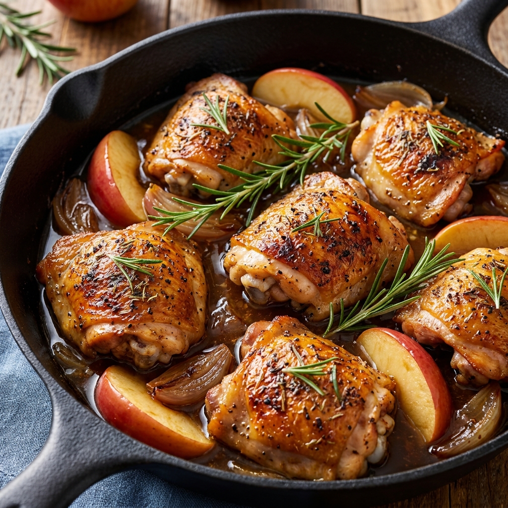 Rosemary Apple Cider Chicken Recipe – Juicy & Flavorful