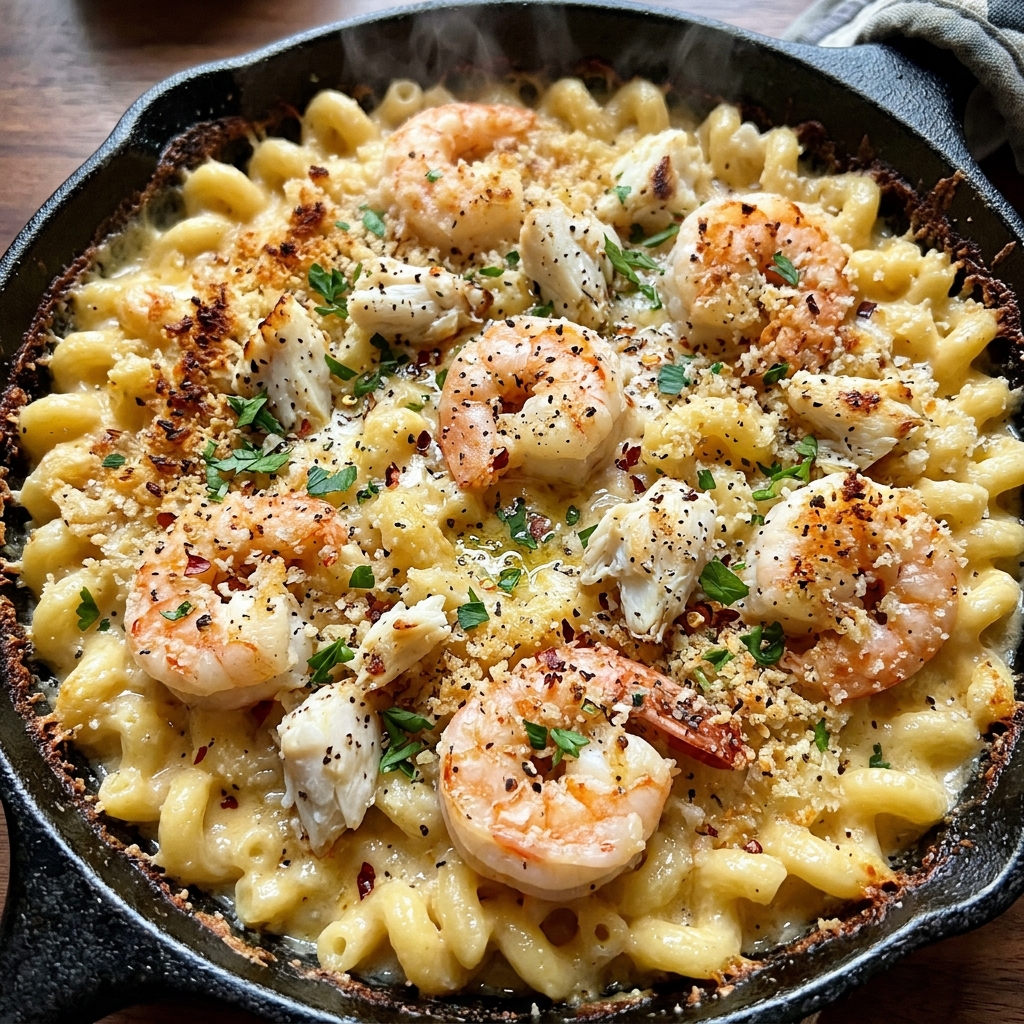 Seafood Mac and Cheese Recipe: Creamy Baked Comfort Food