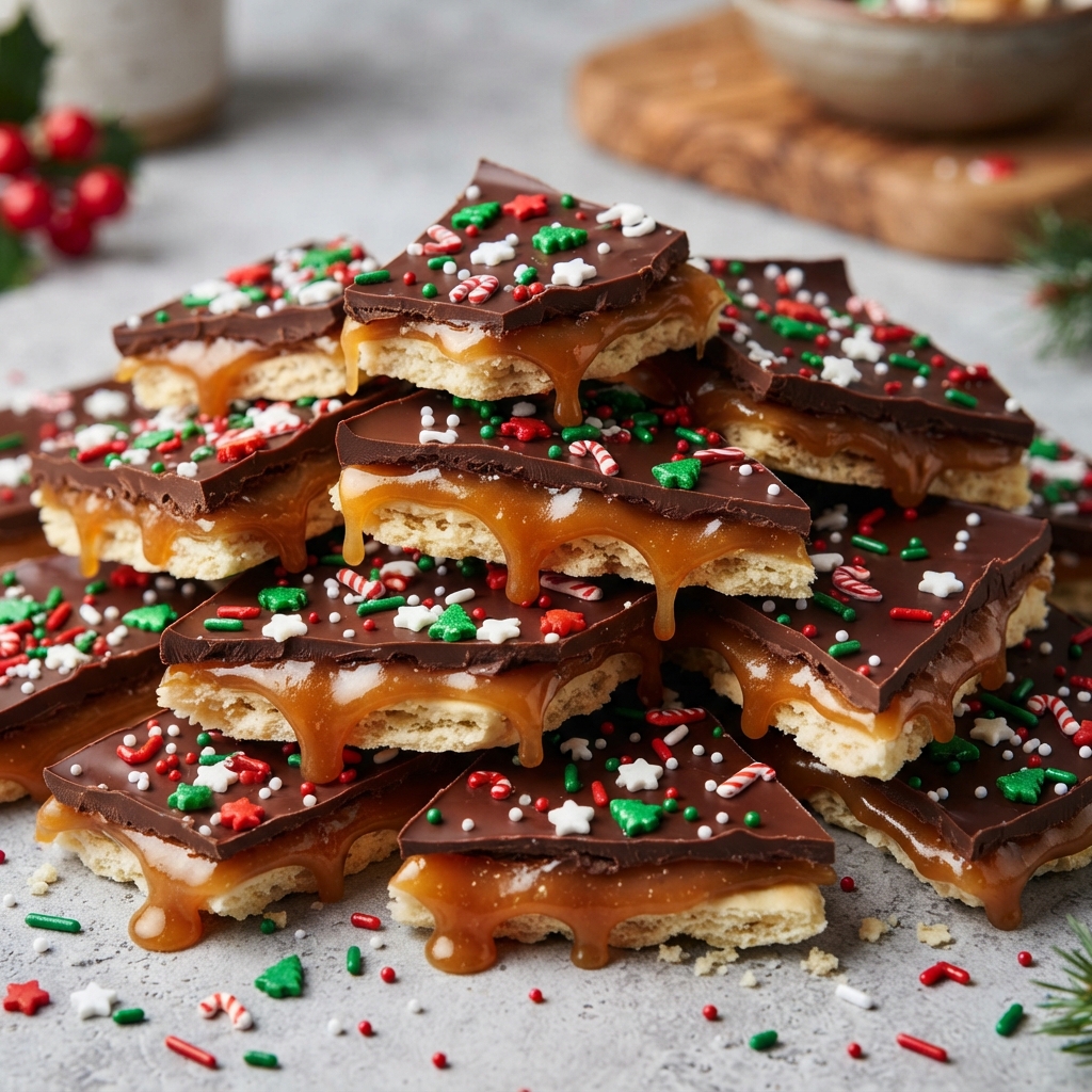 Ultimate Christmas Crack: Sweet, Salty, Crispy Holiday Treat
